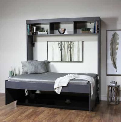 Hidden Bed With Hutch Open - Wallbeds n More Scottsdale