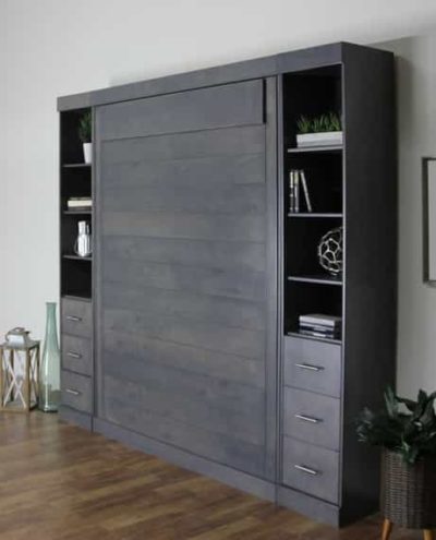 Fallbrook Murphy Wall Bed with Piers Angled - Wallbeds n More Scottsdale