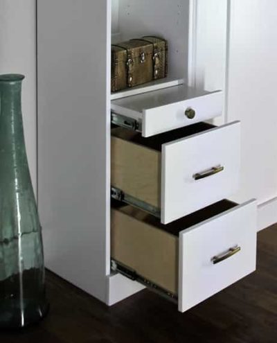 Sonoma Side Pier Open Cabinets - Wallbeds n More Scottsdale