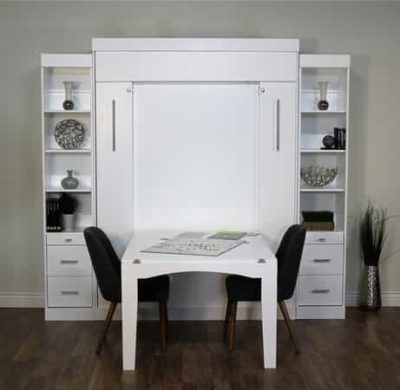 Euro Table with White Finish and Tables