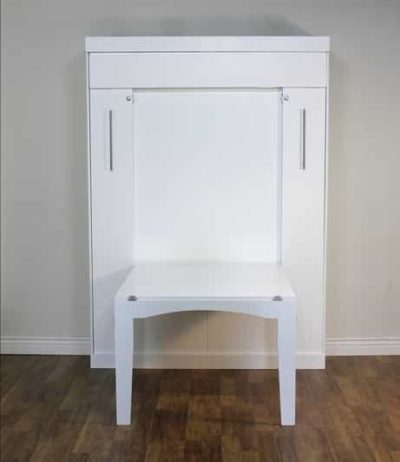 White Wallbed Finish with Table